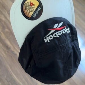 Reebok Black Crown White Brim Baseball Cap
